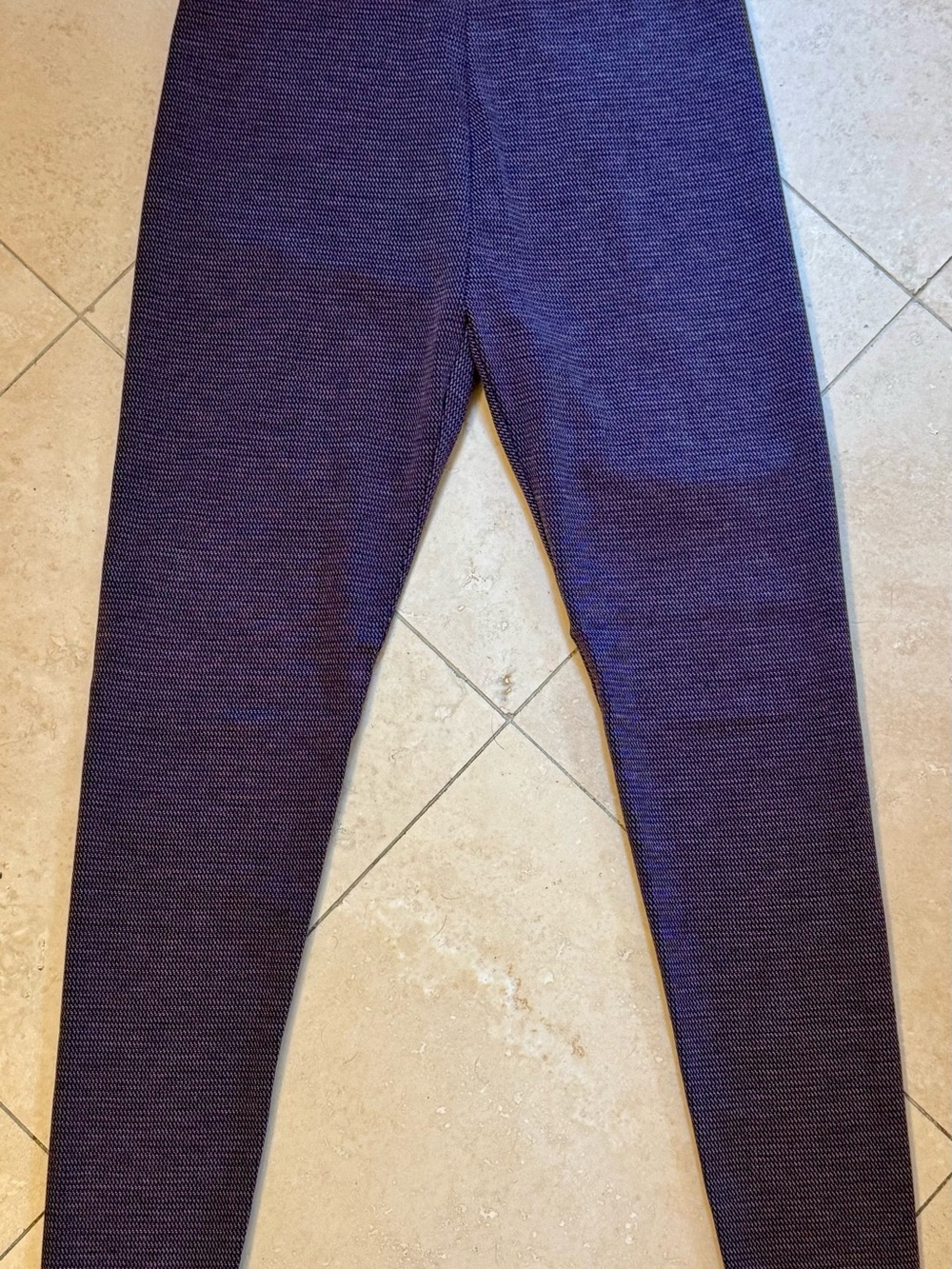LOFT Deep Purple Knit Leggings